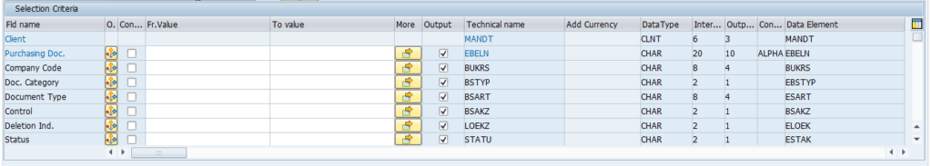 MM transaction SE16N Materials Management M SAP transaction