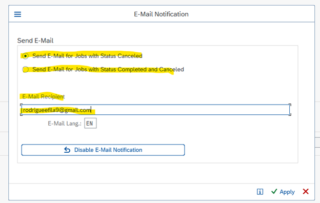 Background jobs in SAP S4/HANA