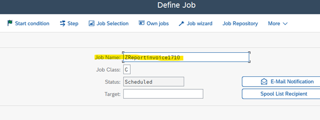 Background jobs in SAP S4/HANA - Spend Wizard