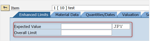 expected-value-in-sap